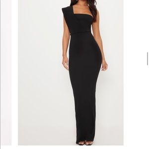 Black long maxi dress